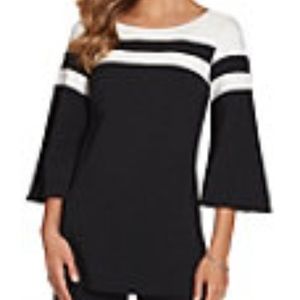 Beyond Travel Strip Flare Sleeve